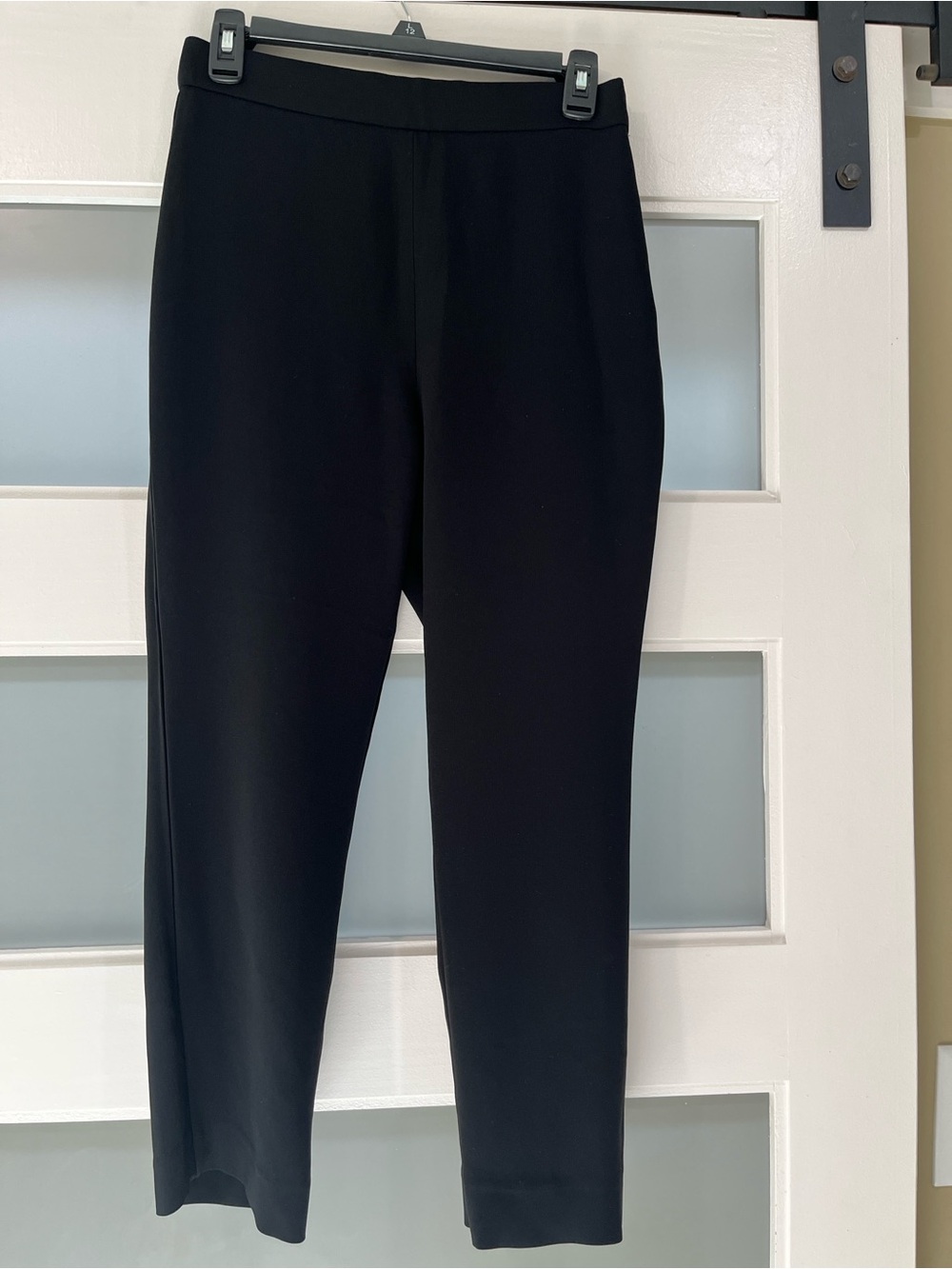 Babaton Black Cropped Ponte Pants
